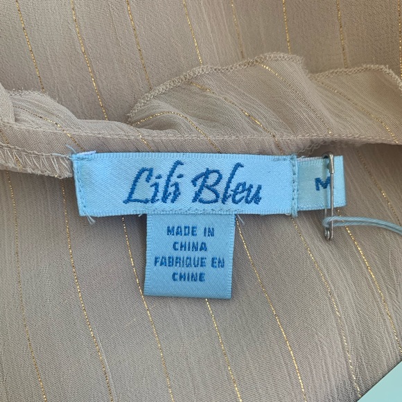 NWT Lili Bleu Blouse - Picture 7 of 7